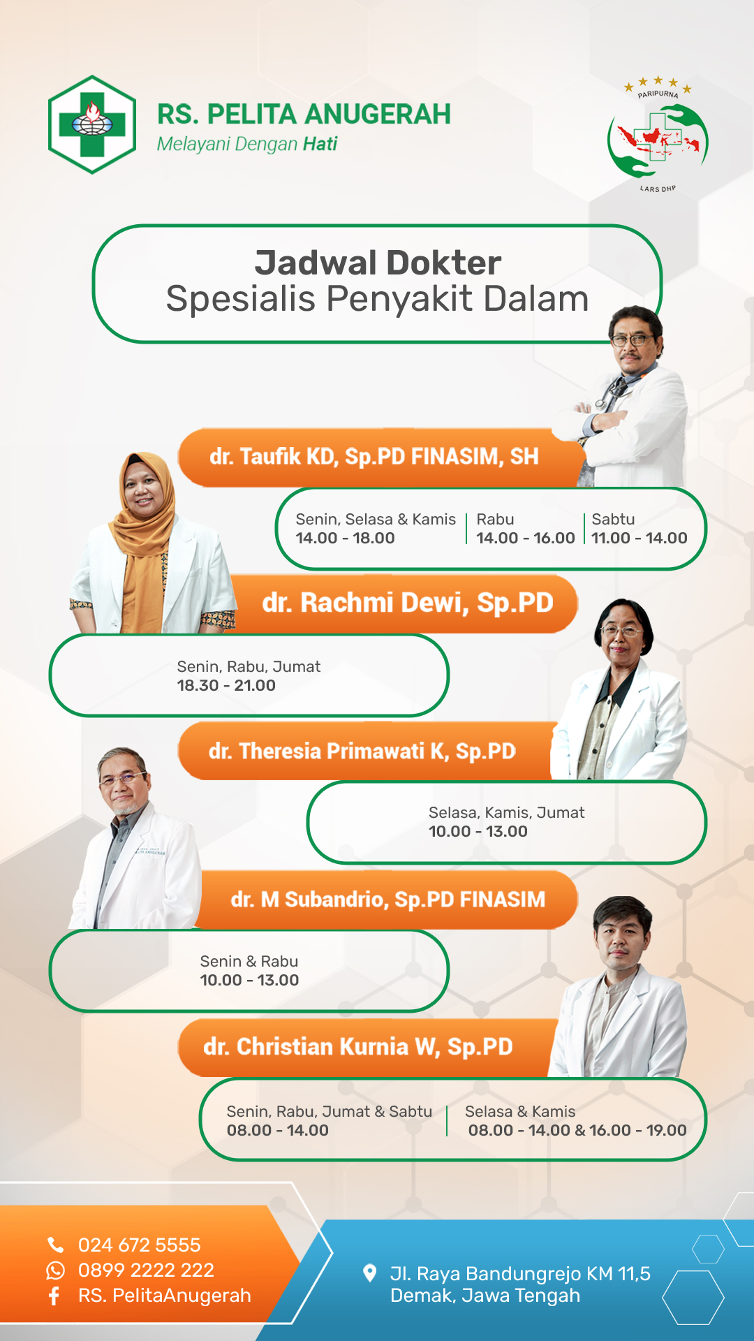 Spesialis Penyakit Dalam – Rumah Sakit Pelita Anugerah